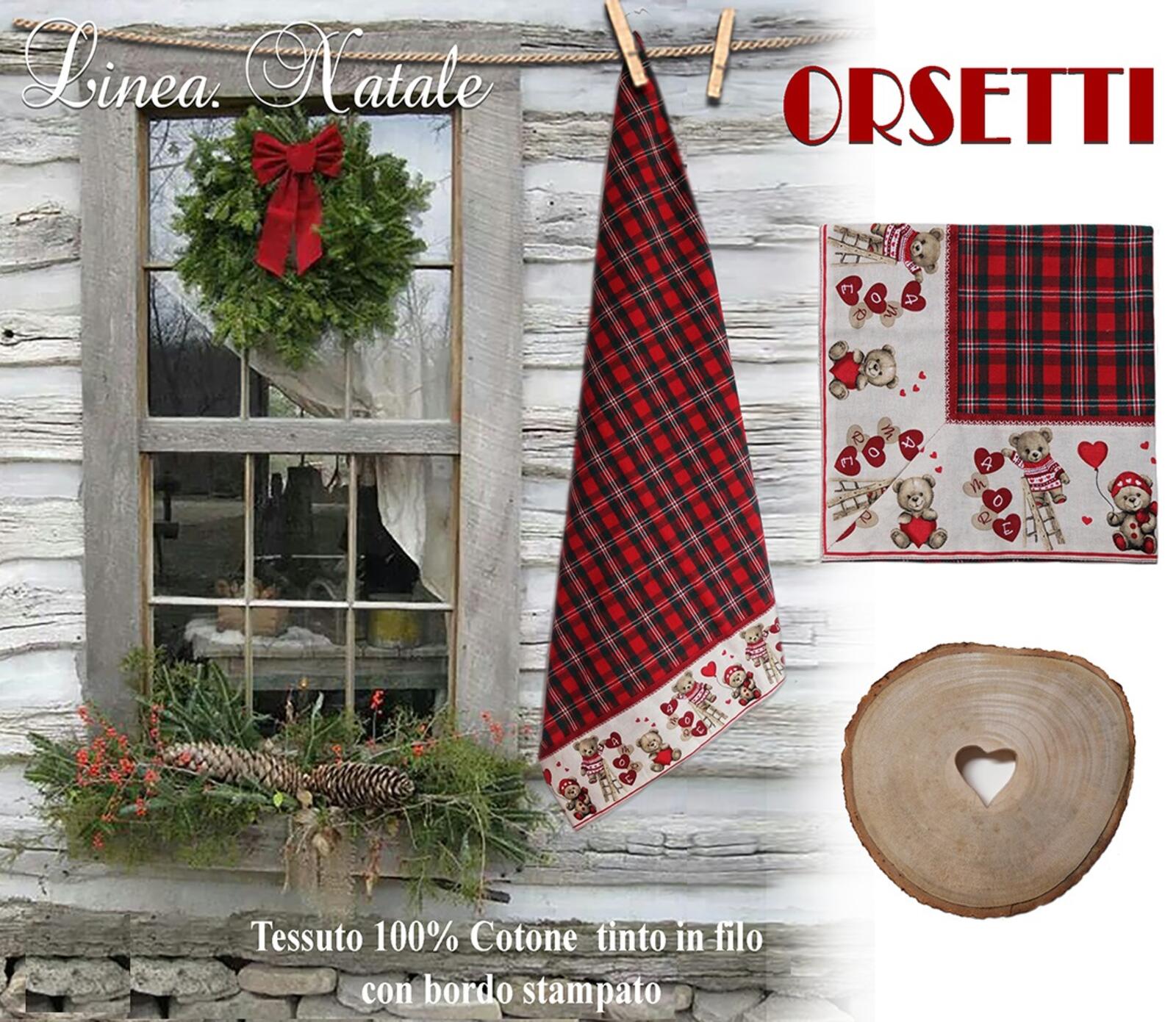 RUNNER NATALE ORSETTI 45x150 Tellini S.R.L. Velkoobchodní oblečení